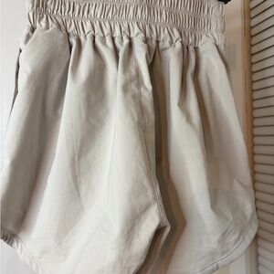 Nike Women's High Waist Cream Shorts